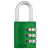 ABUS 145/30 KODELÅS 30 MM GRØN 1 STK
