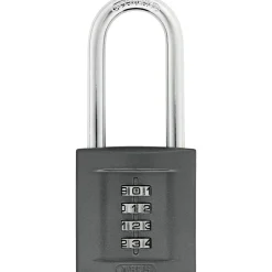 ABUS KODEHÆNGELÅS 158/50 HB80 HÆNGELÅS 121X52X80 MM GRÅ 1 STK