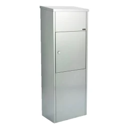 ALLUX 600 INKL. CYLINDERLÅS PAKKEPOSTKASSE GALVANISERET