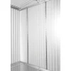BIOHORT 173 CM VÆGSKINNE ALUMINIUMSGRÅ