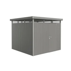 BIOHORT HIGHLINE H4 REDSKABSRUM KVARTSGRÅ METALLIC 7,56 M2
