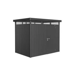BIOHORT HIGHLINE H2 REDSKABSRUM MØRKEGRÅ METALLIC 5,36 M2