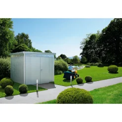 BIOHORT HIGHLINE H4 REDSKABSRUM SØLV METALLIC 7,56 M2