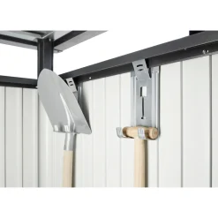 BIOHORT HIGHLINE H5 REDSKABSRUM KVARTSGRÅ METALLIC 8,66 M2