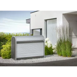 BIOHORT STOREMAX STR. 160 REDSKABSRUM KVARTSGRÅ METALLIC 1,27 M2