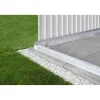 BIOHORT TILBEHØR STR. 4X4 GULVRAMME ALUMINIUMSGRÅ