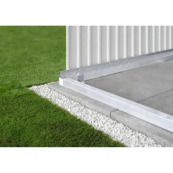 BIOHORT TILBEHØR STR. 4X4 GULVRAMME ALUMINIUMSGRÅ