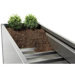 BIOHORT TILBEHØR 1X0,5 MELLEMHYLDE MØRKEGRÅ METALLIC 4 X 108 X 62 CM