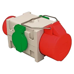 BLUE ELECTRIC 2X230V - 1X400V CEE FORGRENER RØD