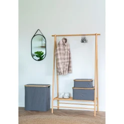 BOLIGINTERIØR ELVA TØJSTATIV NATUR 164 X 104 X 46 CM