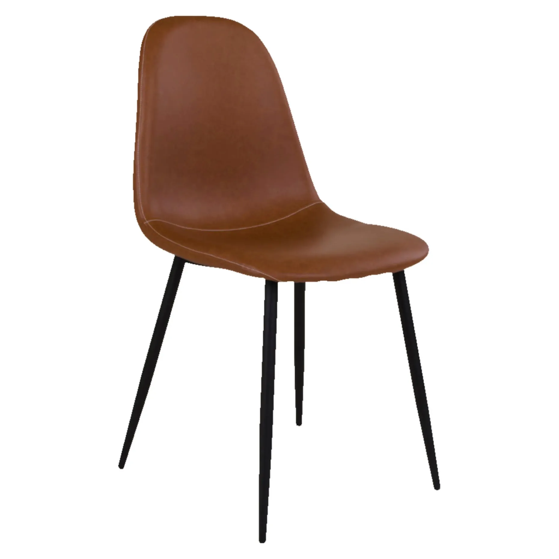 BOLIGINTERIØR FREJA SPISESTOL BRUN/SORT 88 X 47 X 55 CM