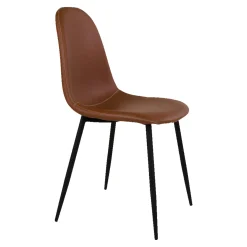 BOLIGINTERIØR FREJA SPISESTOL BRUN/SORT 88 X 47 X 55 CM