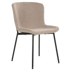BOLIGINTERIØR LAURA SPISESTOL BEIGE/SORT 83 X 48 X 59 CM