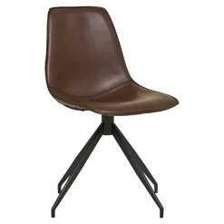 BOLIGINTERIØR LEA SPISESTOL BRUN/SORT 86 X 48 X 56 CM