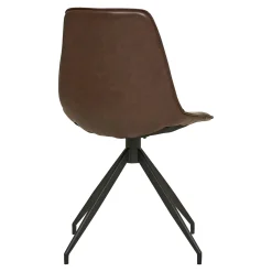 BOLIGINTERIØR LEA SPISESTOL BRUN/SORT 86 X 48 X 56 CM