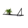 BOLIGINTERIØR LENA HYLDE SORT 2 X 20 X 120 CM