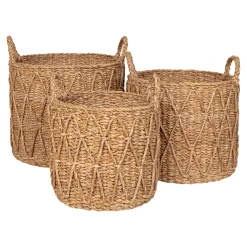 BOLIGINTERIØR LUNA KURVESÆT NATUR H28/H32/H36 CM