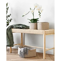 BOLIGINTERIØR NOVA BÆNK POPPEL 35 X 80 CM