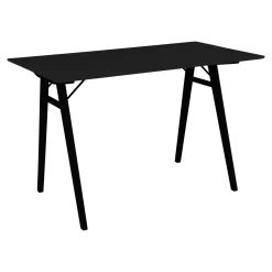 BOLIGINTERIØR SKRIVEBORD SORT 60 X 120 CM