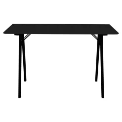 BOLIGINTERIØR SKRIVEBORD SORT 60 X 120 CM