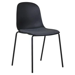 BOLIGINTERIØR STELLA SPISESTOL SORT 85 X 50 X 53 CM