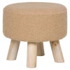 BOLIGINTERIØR TABURET SAND 29 X 31 X 31 CM