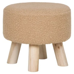 BOLIGINTERIØR TABURET SAND 29 X 31 X 31 CM