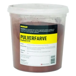 BORUP 6170 OXYDFARVE 1 KG RØD