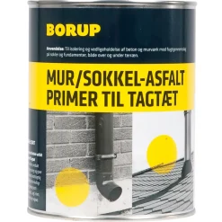 BORUP +PRIMER MUR- OG SOKKELASFALT 1 L