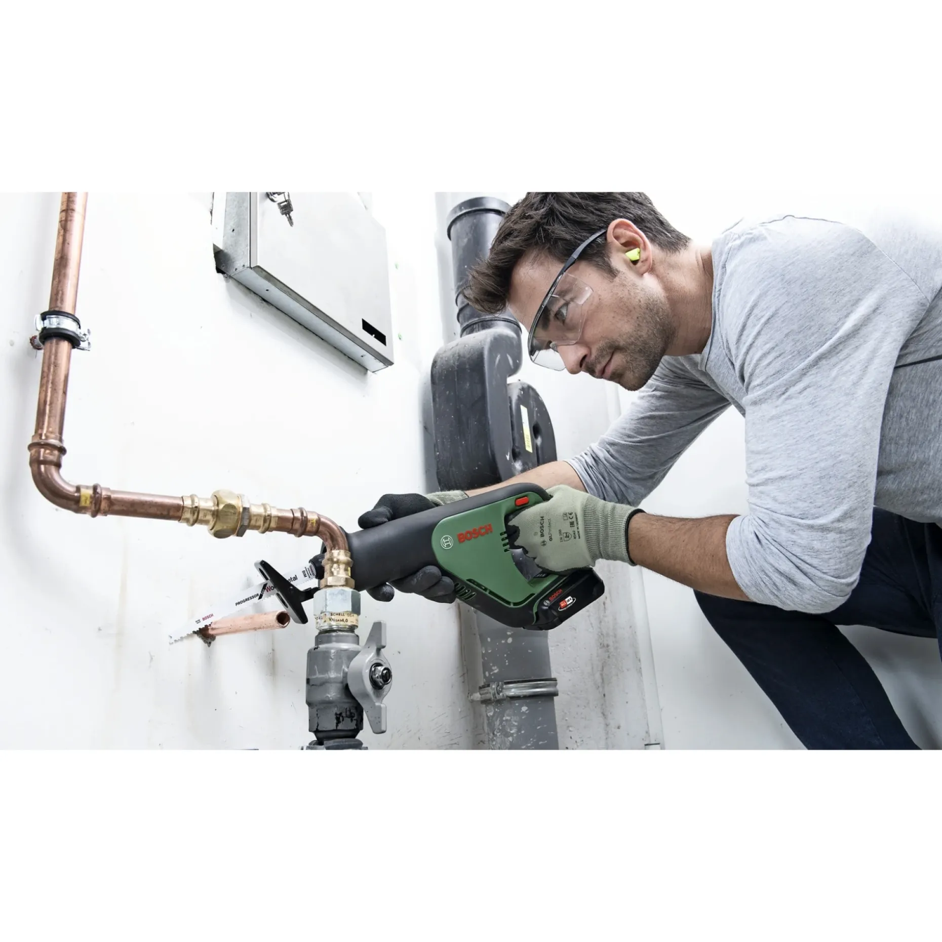 BOSCH ADVANCED ADVANCEDRECIP 18 BAJONETSAV AKKU 18,0 V UDEN BATTERI OG LADER