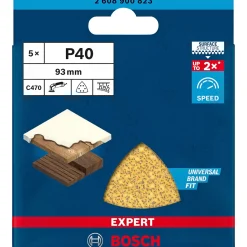 BOSCH EXPERT C470 DELTA 93MM GROV SLIBEBLAD 40 5 STK