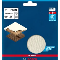 BOSCH EXPERT M480 FIN SLIBERONDEL Ø125 MM 180 5 STK