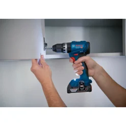 BOSCH PRO GSB 18V-45 SLAGBOREMASKINE AKKU MED BATTERI OG LADER