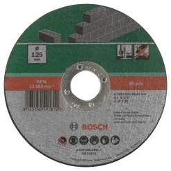 BOSCH TILBEHØR STEN LIGE SKÆRESKIVE 125MM 1 STK