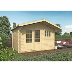 BYGNORDIC INGHILD INKL. TAGSHINGELS OG GULV HYTTE 10,2 M²