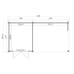 BYGNORDIC SIFF MULTIHAVEHUS 15,74 M2