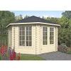 BYGNORDIC VIGDIS INKL. TAGSHINGELS OG GULV HYTTE 13,4 M2