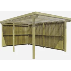 BYG-SELV LYNGE 1.0 INKL. BEKLÆDNING CARPORT 15 M²