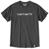 CARHARTT FORCE S/S LOGO GRAPHIC TSHIRT T-SHIRT S MØRK GRÅ