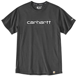 CARHARTT FORCE S/S LOGO GRAPHIC TSHIRT T-SHIRT S MØRK GRÅ