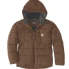 CARHARTT MONTANA LOOSE FIT INSULATED JACKET VINTERJAKKE L RED DUCK