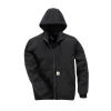 CARHARTT WIND FIGHTER HOODED SWEATSHIRT/101759 SWEATJAKKE L SORT