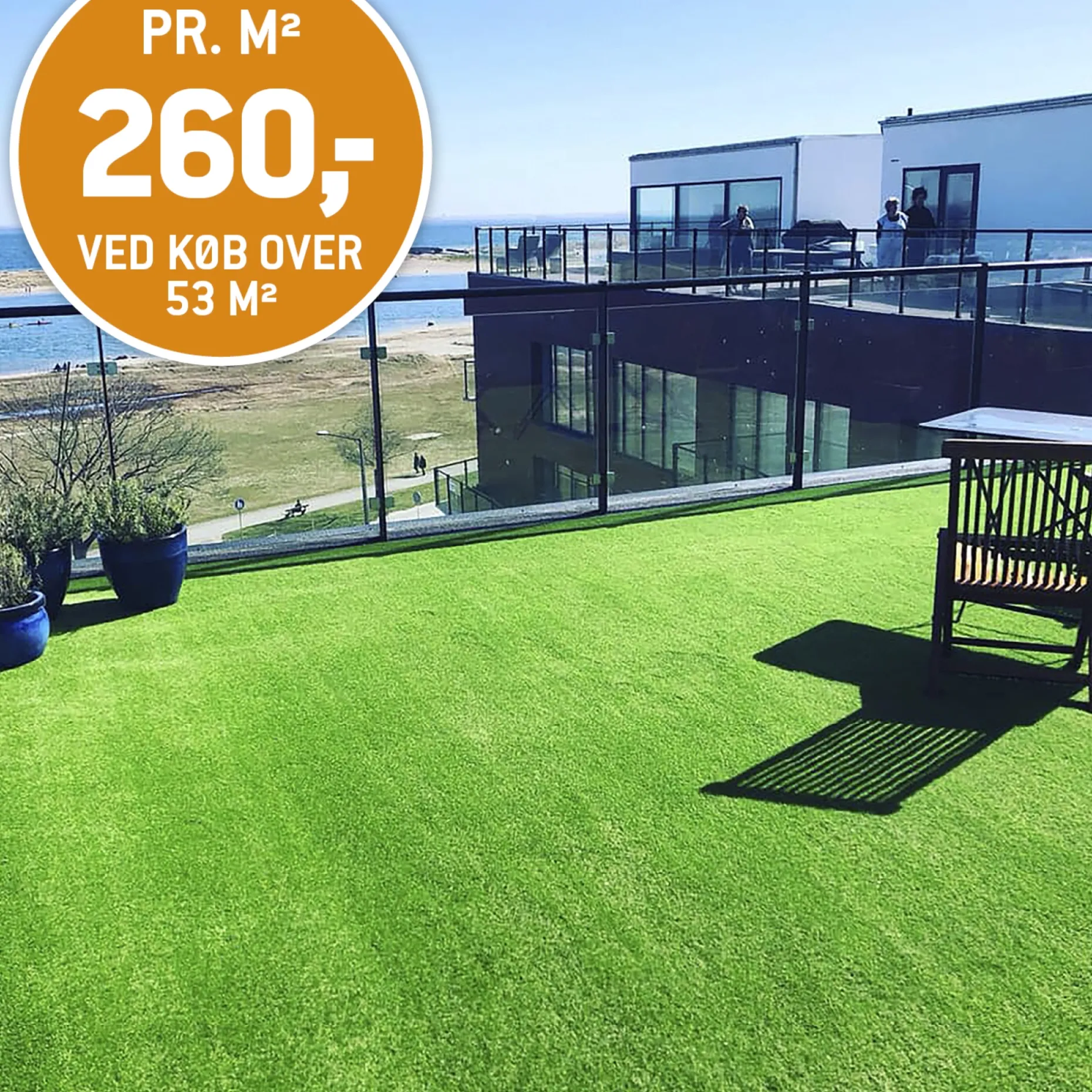 CITYLAWN KUNSTGRÆS 40 MM