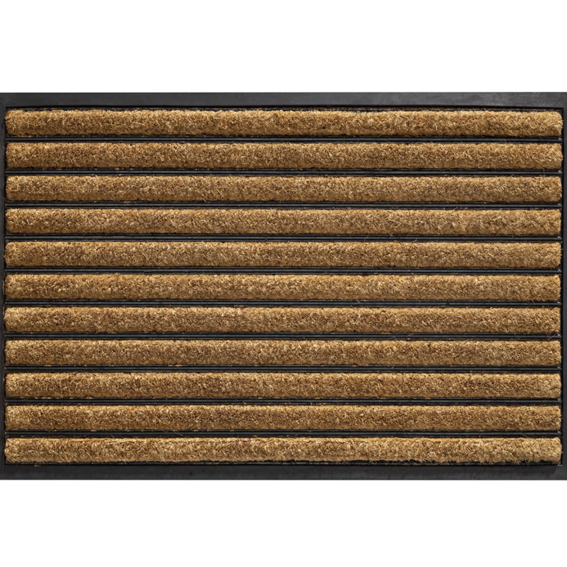 CLEAN CARPET GUMMIMÅTTE DØRMÅTTE 40X60 NATUR/SORT