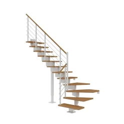 DOLLE DUBAI TRAPPE HVID EG DESIGN 15 TRIN