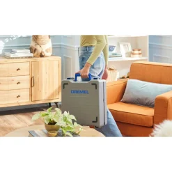 DREMEL CS12V-SC1 SAVSTATION INKL. RUNDSAV AKKU 12,0 V MED BATTERI