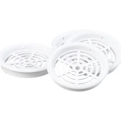 DUKA 61.1, Ø43 MM, 4 STK. SKABSRIST HVID