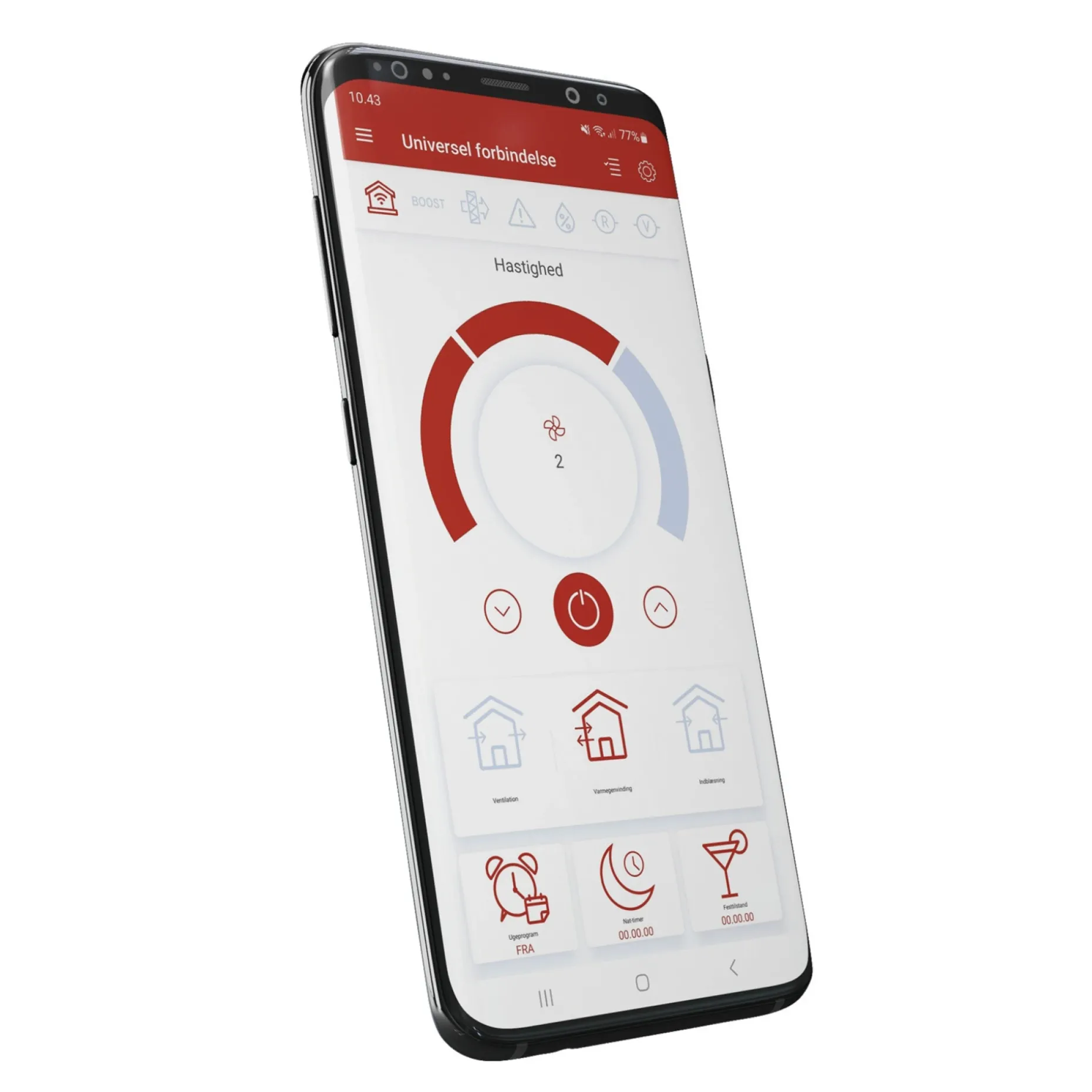 DUKA ONE PRO 50 S WIFI, SORT VARMEGENVINDING 160 MM