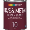 DYRUP 10 EKSTRA STÆRK TRÆ- OG METALMALING 1 L HVID