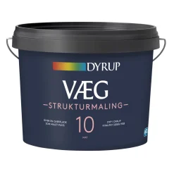 DYRUP 10 STRUKTUR VÆGMALING 9 L HVID